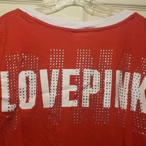 Pink Bling Long Sleeve Tee
